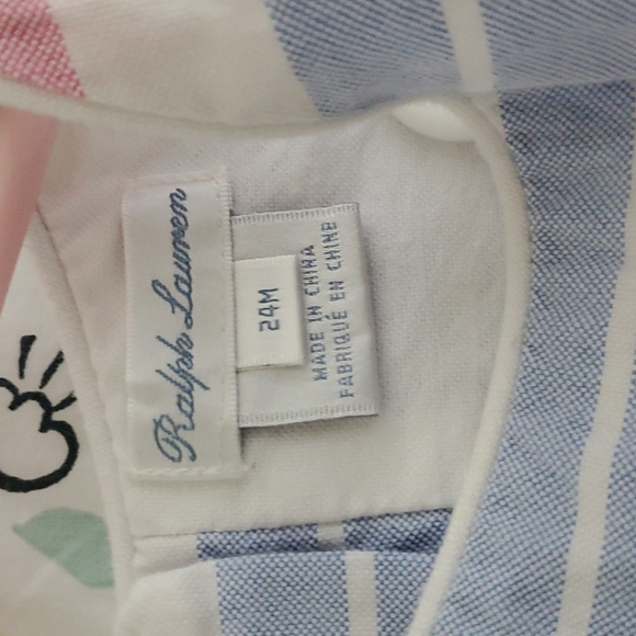 Ralph Lauren striped pastel summer dress - Picture 2 of 4